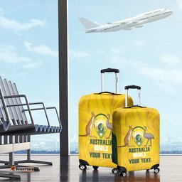 Custom Bowls Australia Luggage Cover Marble National Color LT14