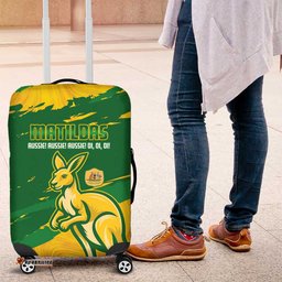 Australia Soccer Luggage Cover 2025 Go Matildas Marble Grunge Style LT14