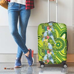 Budgerigar Australia Luggage Cover Aussie Common Parakeet Indigenous Art LT14
