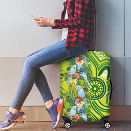 Budgerigar Australia Luggage Cover Aussie Common Parakeet Indigenous Art LT14