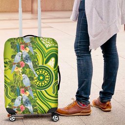 Budgerigar Australia Luggage Cover Aussie Common Parakeet Indigenous Art LT14