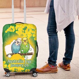 Budgerigar Australia Day Luggage Cover Proud To Be An Aussie Opal National Color LT14