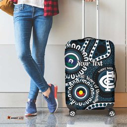 Carlton NAIDOC Week 2026 Personalised Luggage Cover 50 Years of Deadly Aboriginal Art LT14