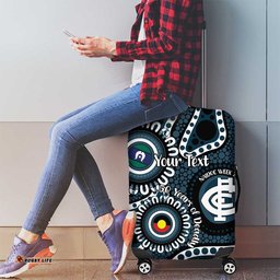 Carlton NAIDOC Week 2026 Personalised Luggage Cover 50 Years of Deadly Aboriginal Art LT14