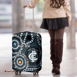 Carlton NAIDOC Week 2026 Personalised Luggage Cover 50 Years of Deadly Aboriginal Art LT14