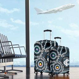 Carlton NAIDOC Week 2026 Personalised Luggage Cover 50 Years of Deadly Aboriginal Art LT14