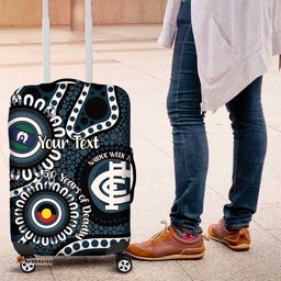 Carlton NAIDOC Week 2026 Personalised Luggage Cover 50 Years of Deadly Aboriginal Art LT14