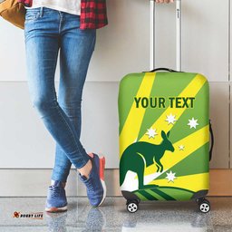 Custom Australia Cricket Luggage Cover Go Champions Aussies LT14