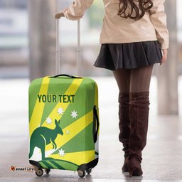 Custom Australia Cricket Luggage Cover Go Champions Aussies LT14