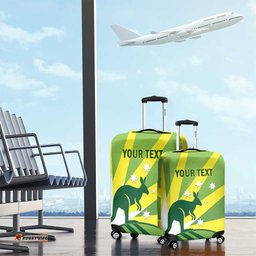 Custom Australia Cricket Luggage Cover Go Champions Aussies LT14