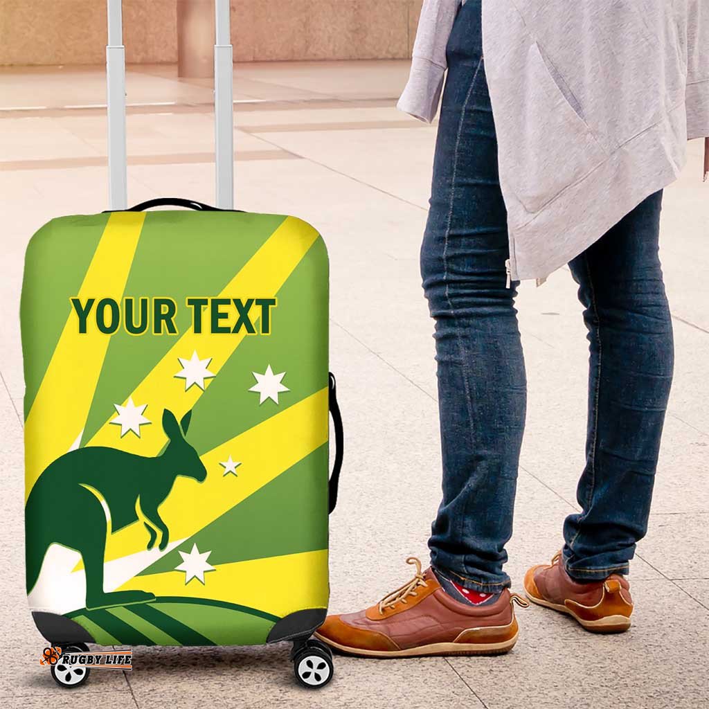 Custom Australia Cricket Luggage Cover Go Champions Aussies LT14