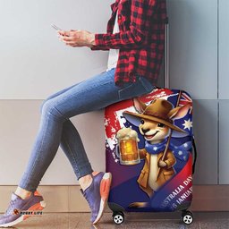 Australia Day Kangaroo Flag Luggage Cover Aussie Aussie Aussie Oi Oi Oi LT9