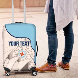 Custom New South Wales Cricket Luggage Cover Go NSW - Aboriginal Art LT14