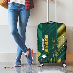 Australia Socceroos 2026 Custom Luggage Cover Go Aussie Kangaroo National Color LT14