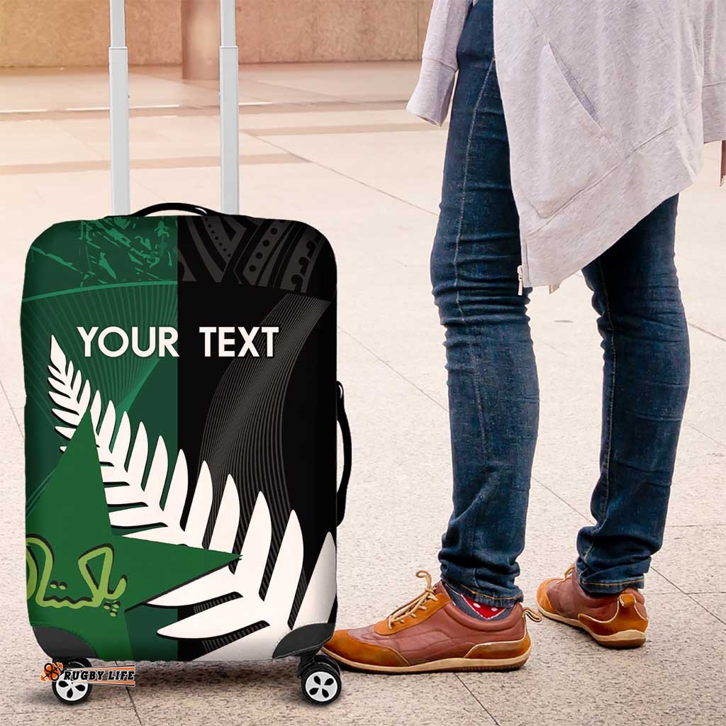 Custom New Zealand And Pakistan Cricket Luggage Cover 2025 Black Cap Shaheens Together LT14