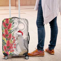Blue Galah Mutation Christmas Australia Luggage Cover Falalalala Galalah Bottlebrush Grey Aboriginal Art LT14