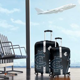 Carlton Blues Luggage Cover Modern Geometric Sports Graphic Style TS04