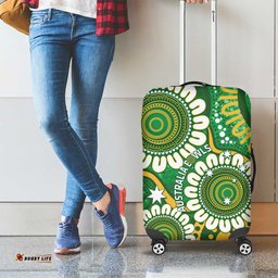 Bowls Australia Luggage Cover Aboriginal Art National Color LT14
