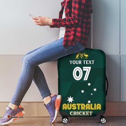 Australia Cricket Custom Luggage Cover GO Aussie - Modern Motif LT7
