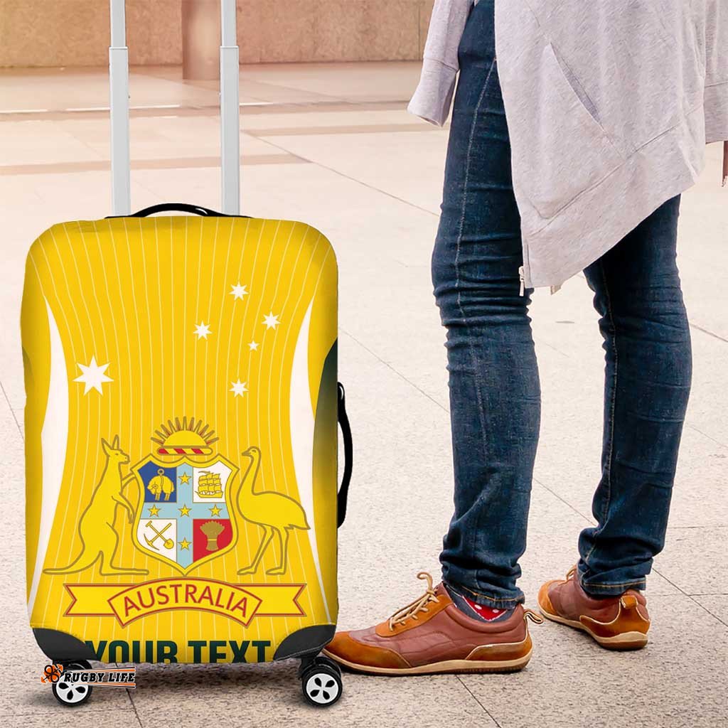Custom Australia Cricket Luggage Cover Go Champions Aussie LT14