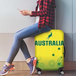 Australia Cricket Luggage Cover Go Champions Aussies LT05