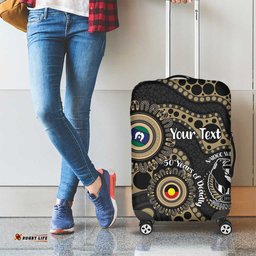 Collingwood NAIDOC Week 2026 Personalised Luggage Cover 50 Years of Deadly Aboriginal Art LT14