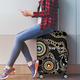 Collingwood NAIDOC Week 2026 Personalised Luggage Cover 50 Years of Deadly Aboriginal Art LT14