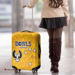 Australian South Australia Lawn Bowls Luggage Cover Aussie Minimalist Style LT9