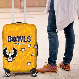Australian South Australia Lawn Bowls Luggage Cover Aussie Minimalist Style LT9