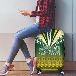 Cook Islands Rugby Luggage Cover Kuki Avaiki LT7