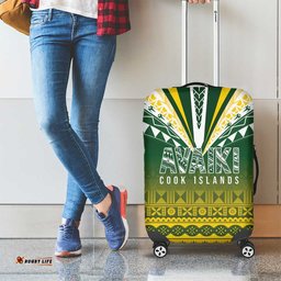 Cook Islands Rugby Luggage Cover Kuki Avaiki LT7