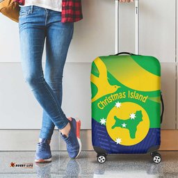 Australia Christmas Island Luggage Cover Wilayah Pulau Krismas Flag Color LT14