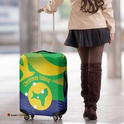 Australia Christmas Island Luggage Cover Wilayah Pulau Krismas Flag Color LT14