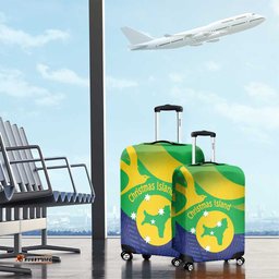 Australia Christmas Island Luggage Cover Wilayah Pulau Krismas Flag Color LT14