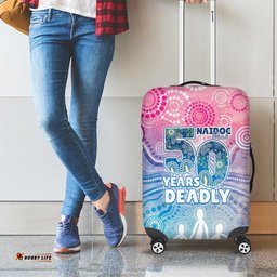 Australia NAIDOC Week 2026 50 Years Deadly Luggage Cover Celestial Glows LT7