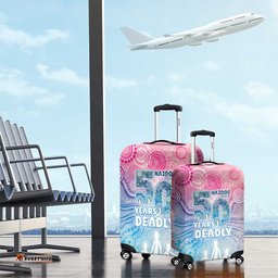 Australia NAIDOC Week 2026 50 Years Deadly Luggage Cover Celestial Glows LT7