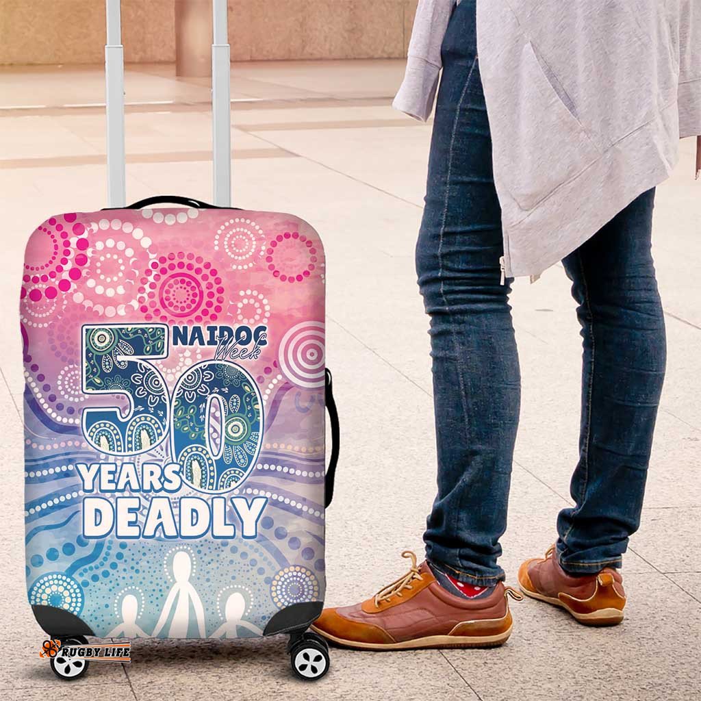 Australia NAIDOC Week 2026 50 Years Deadly Luggage Cover Celestial Glows LT7