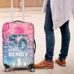 Australia NAIDOC Week 2026 50 Years Deadly Luggage Cover Celestial Glows LT7