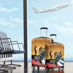 Australia Magpie ANZAC Day Luggage Cover Rising Sun 25th April Poppy Golden Wattle LT14