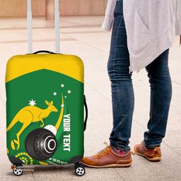 Custom Bowls Australia Luggage Cover Aussie Kangaroo Aboriginal Art LT14