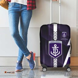 Fremantle Dockers Luggage Cover Modern Geometric Sports Graphic Style TS04