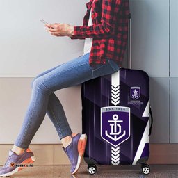 Fremantle Dockers Luggage Cover Modern Geometric Sports Graphic Style TS04