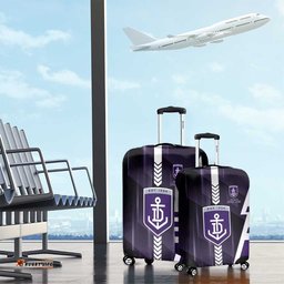 Fremantle Dockers Luggage Cover Modern Geometric Sports Graphic Style TS04