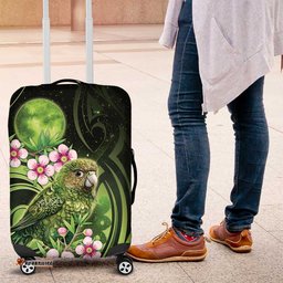 New Zealand Aotearoa Kakapo Luggage Cover Maori Pattern With Manuka Galaxy Style LT05
