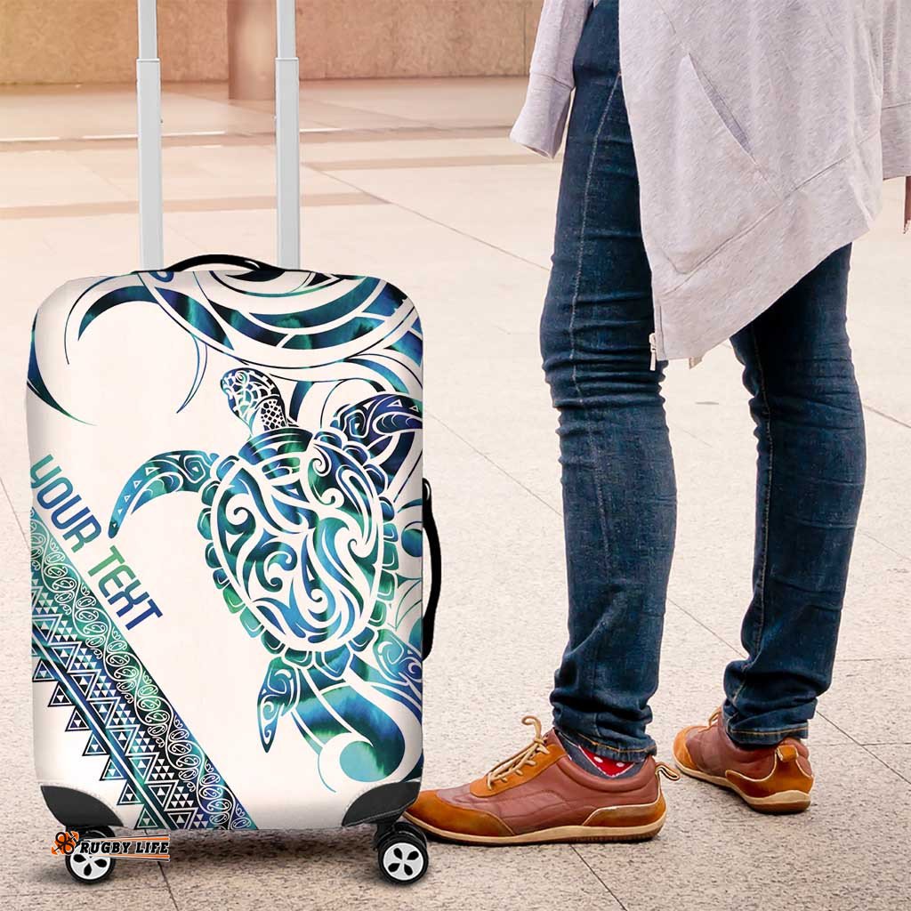 Kahui Whetu Paua shell Kowhaiwhai Taniko Personalised Luggage Cover Turtle Tattoo Maori Tribal Style LT9