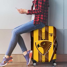Hawthorn Hawks Luggage Cover Modern Geometric Sports Graphic Style TS04
