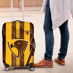 Hawthorn Hawks Luggage Cover Modern Geometric Sports Graphic Style TS04