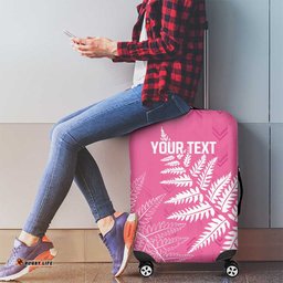 New Zealand Lawn Bowls Breast Cancer Personalized Luggage Cover Wrap-Around Silver Fern LT7