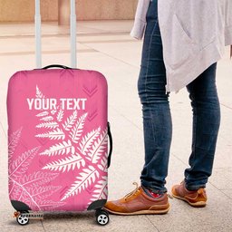 New Zealand Lawn Bowls Breast Cancer Personalized Luggage Cover Wrap-Around Silver Fern LT7