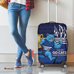 Personalised Geelong Pride Luggage Cover Claws Out for Glory LT9